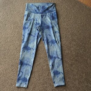Fleo Blue Tie-Dye Leggings